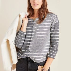 NWT Anthropologie | Devin Textured Sweatshirt